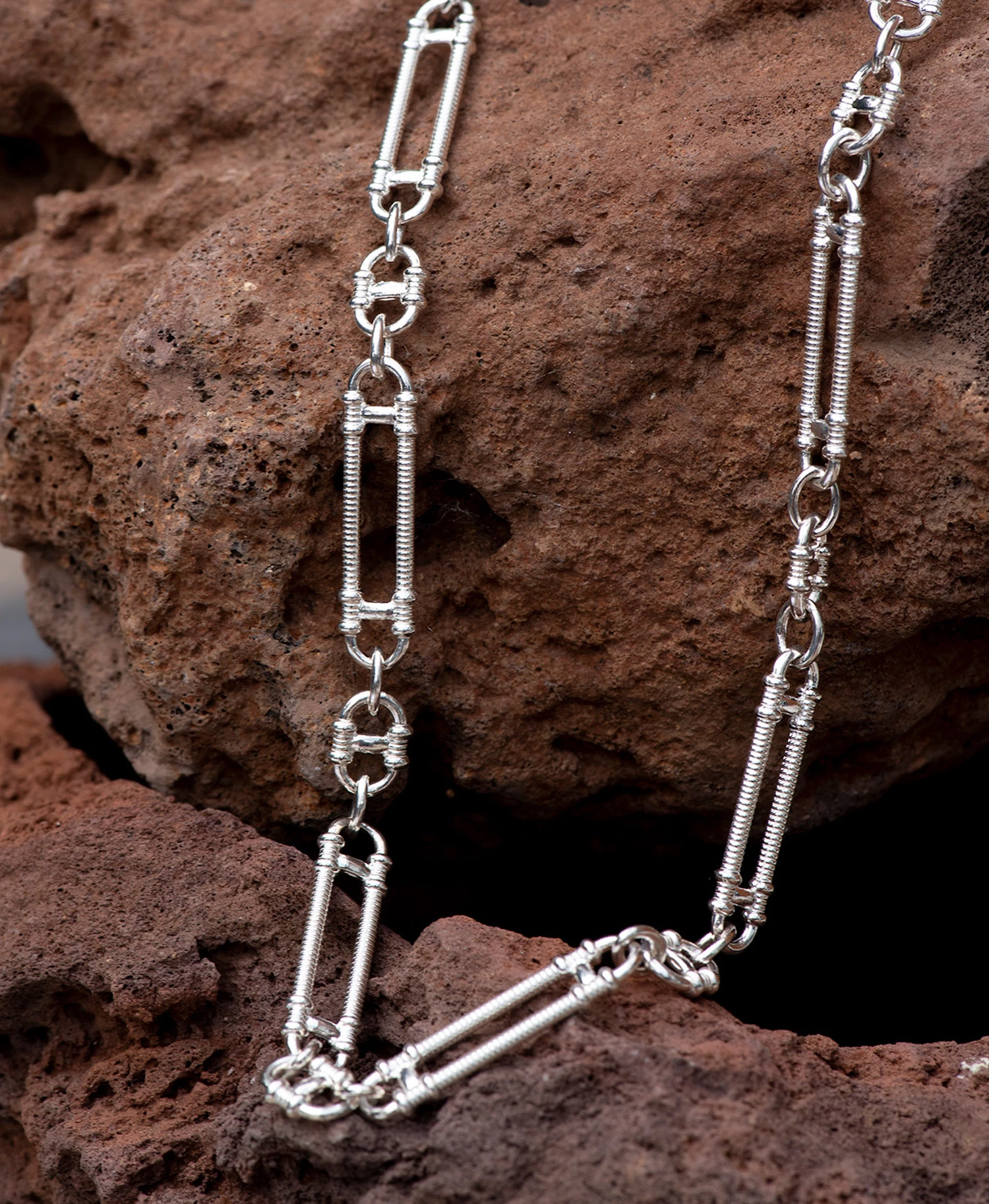 Zoe and Morgan Prana Chain 40cm Silver 1 Zoe and Morgan Prana Chain 40cm Silver