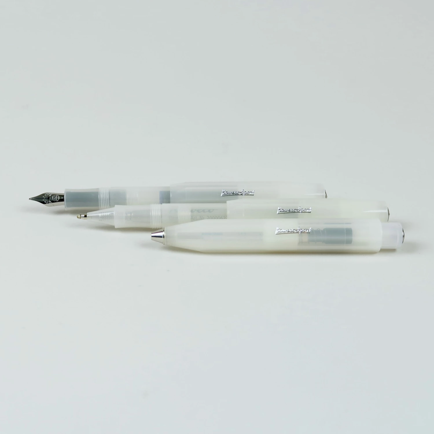 Kaweco Frosted Sport Ballpoint Pen - Coconut 2 Kaweco Frosted Sport Ballpoint Pen - Coconut