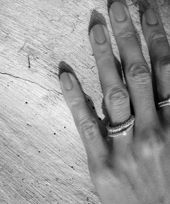 Zoe and Morgan Komodo Stacker Ring Silver 9 Zoe and Morgan Komodo Stacker Ring Silver