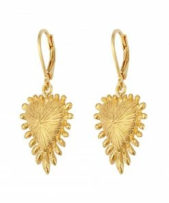 Zoe and Morgan Heart Rays Earrings Gold 9 Zoe and Morgan Heart Rays Earrings Gold