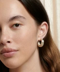 Zoe and Morgan Sirena Silver Earring