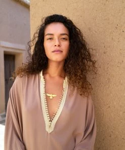 Zoe and Morgan Eagle Necklace Gold 9 Zoe and Morgan Eagle Necklace Gold