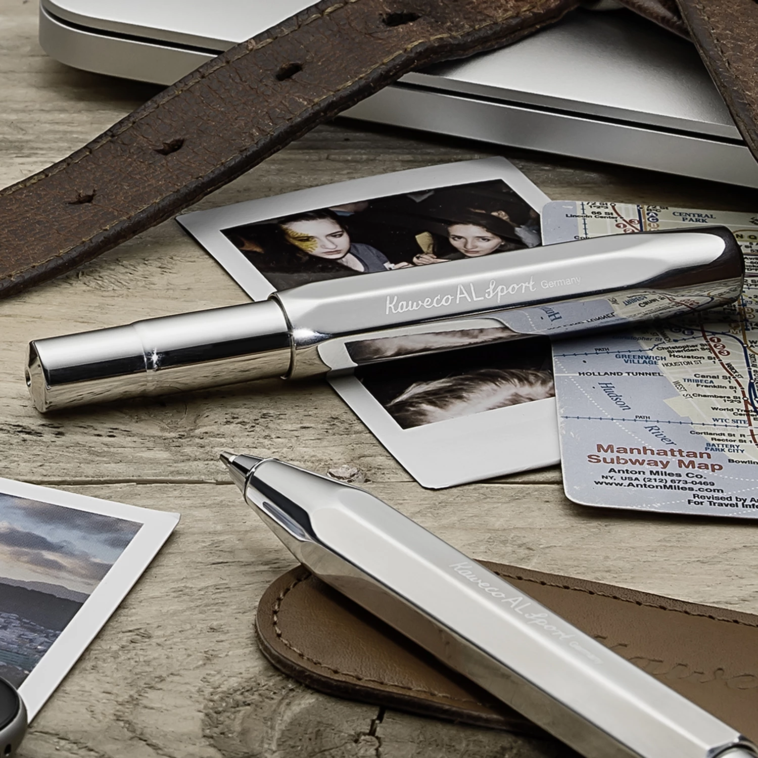 Kaweco AL Sport Raw Aluminum Gel Rollerball Pen 5 Kaweco AL Sport Raw Aluminum Gel Rollerball Pen