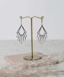 Zoe and Morgan Silver Flossie Earrings