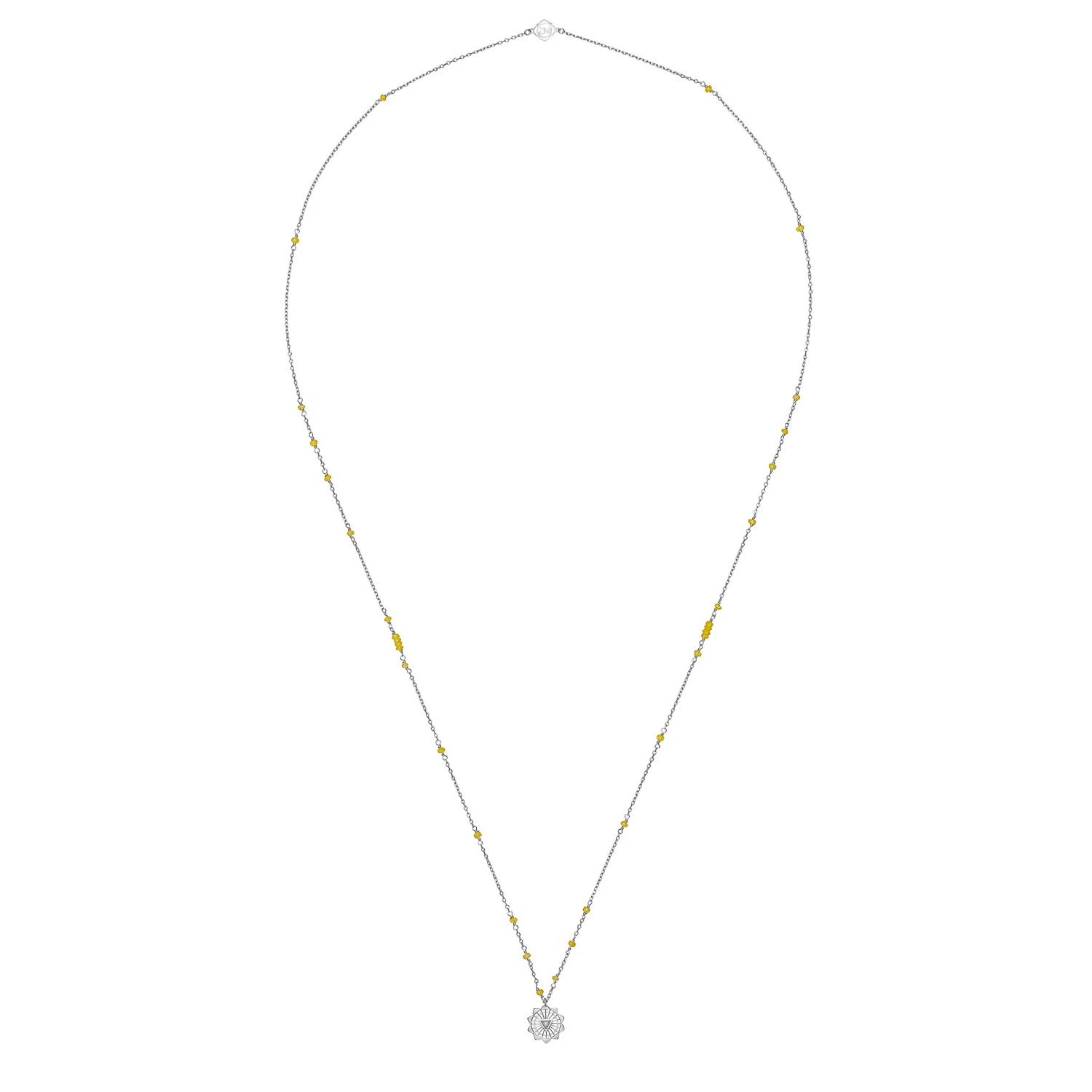 Zoe and Morgan Carnelian Sacral Mala Silver Chakra Necklace 2 Zoe and Morgan Carnelian Sacral Mala Silver Chakra Necklace