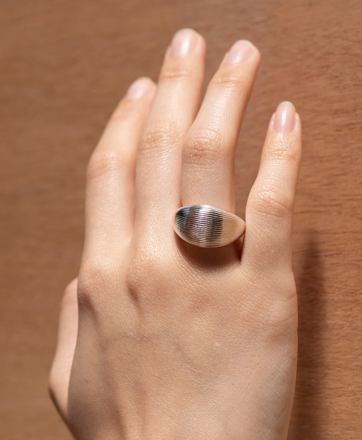 Zoe and Morgan Sirena Ring Silver 2 Zoe and Morgan Sirena Ring Silver