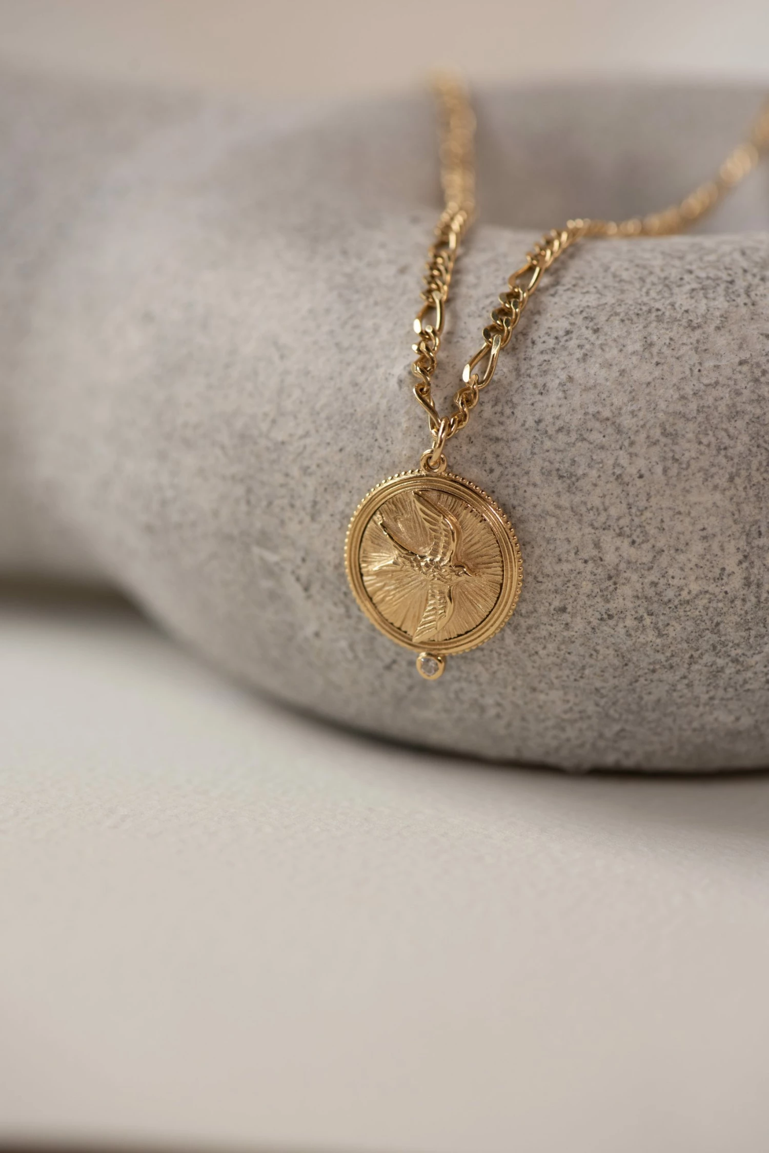 Zoe and Morgan Loyalty Necklace Gold 1 Zoe and Morgan Loyalty Necklace Gold