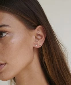 Zoe and Morgan Gold Alcyone Star Diamond Single Stud Earring 6 Zoe and Morgan Gold Alcyone Star Diamond Single Stud Earring