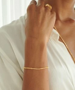 Zoe and Morgan Ameena Bracelet Gold