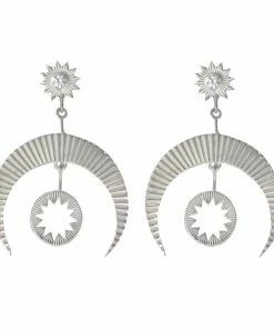 Zoe and Morgan Hatha Silver Earrings 8 Zoe and Morgan Hatha Silver Earrings