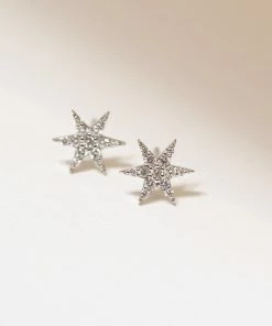 Zoe and Morgan Mini Anahata White Gold Diamond Star Single Stud 5 Zoe and Morgan Mini Anahata White Gold Diamond Star Single Stud