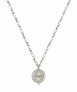 Zoe and Morgan Wisdom Necklace Silver with White Zircon 8 Zoe and Morgan Wisdom Necklace Silver with White Zircon