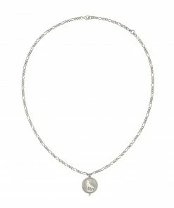 Zoe and Morgan Wild Necklace Silver with White Zircon