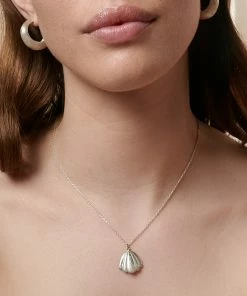 Zoe and Morgan Ariel Necklace Silver