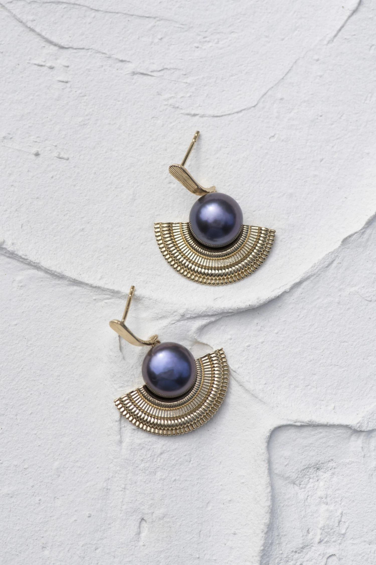 Zoe and Morgan Adella Gold and Pearl Earring 5 Zoe and Morgan Adella Gold and Pearl Earring