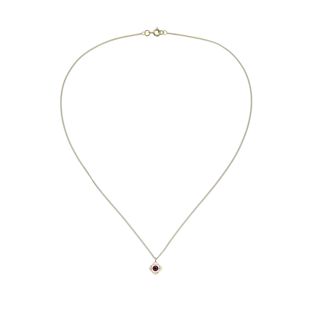 Zoe and Morgan Gold & Ruby Base Chakra Necklace 2 Zoe and Morgan Gold & Ruby Base Chakra Necklace