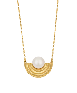 Zoe and Morgan Adella Gold and Pearl Necklace. 10 Zoe and Morgan Adella Gold and Pearl Necklace.