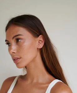 Zoe and Morgan Gold Alcyone Star Diamond Single Stud Earring 7 Zoe and Morgan Gold Alcyone Star Diamond Single Stud Earring