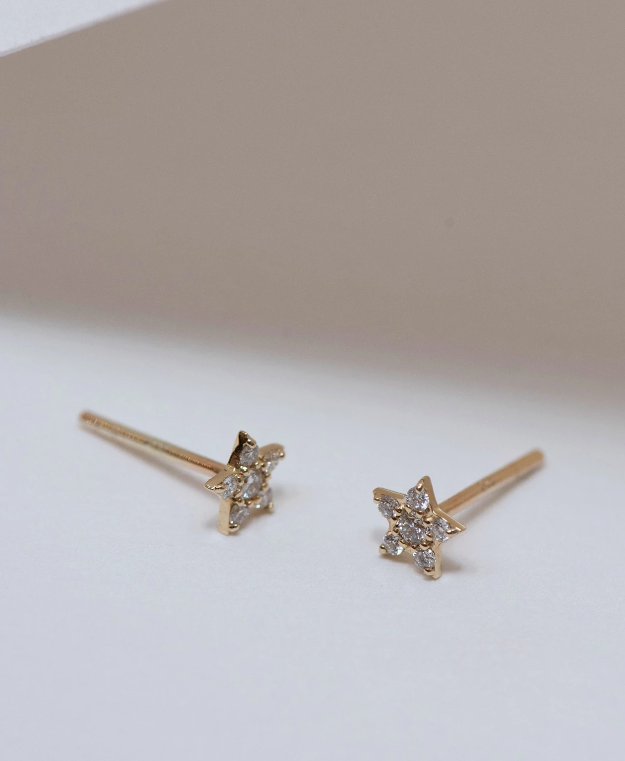 Zoe and Morgan Gold Alcyone Star Diamond Single Stud Earring 2 Zoe and Morgan Gold Alcyone Star Diamond Single Stud Earring