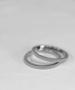 Zoe and Morgan Secure Stacker Ring