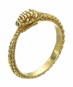 Zoe and Morgan Gold Eternity Snake Ring 7 Zoe and Morgan Gold Eternity Snake Ring