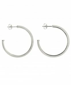 Zoe and Morgan Tasa Hoop Silver