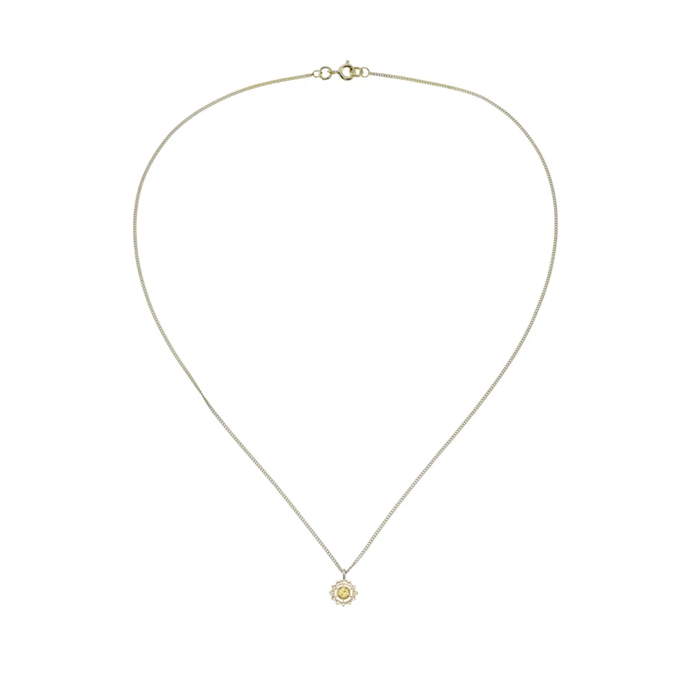 Zoe and Morgan Gold & Yellow Sapphire Solar Plexus Chakra Necklace 2 Zoe and Morgan Gold & Yellow Sapphire Solar Plexus Chakra Necklace