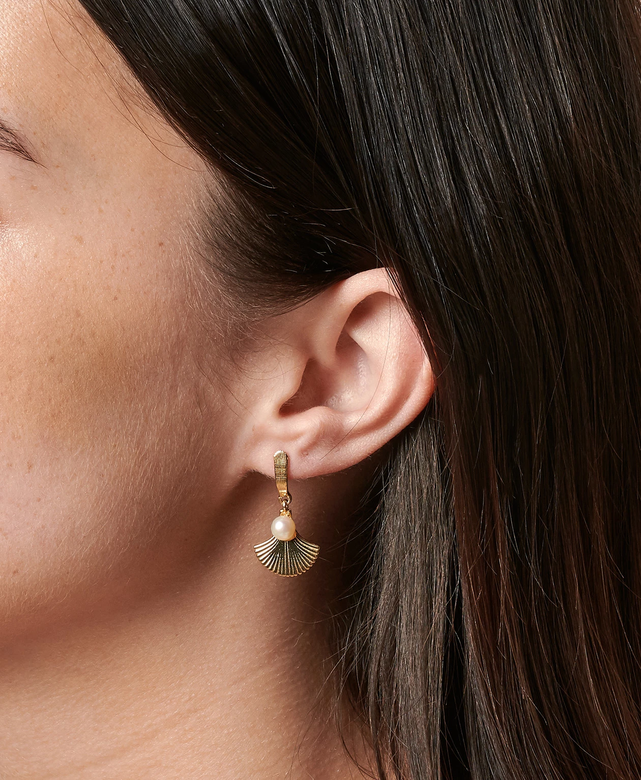 Zoe and Morgan Alana Gold Pearl Earring 3 Zoe and Morgan Alana Gold Pearl Earring