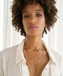 Zoe and Morgan Ameena Chain Necklace 40cm Gold