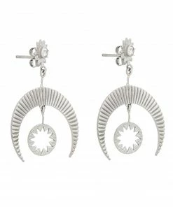 Zoe and Morgan Hatha Silver Earrings 9 Zoe and Morgan Hatha Silver Earrings