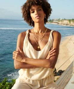 Zoe and Morgan Anastasia Ring Gold with White Topaz 7 Zoe and Morgan Anastasia Ring Gold with White Topaz