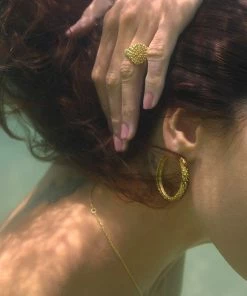 Zoe and Morgan Komodo Gold Hoops 9 Zoe and Morgan Komodo Gold Hoops