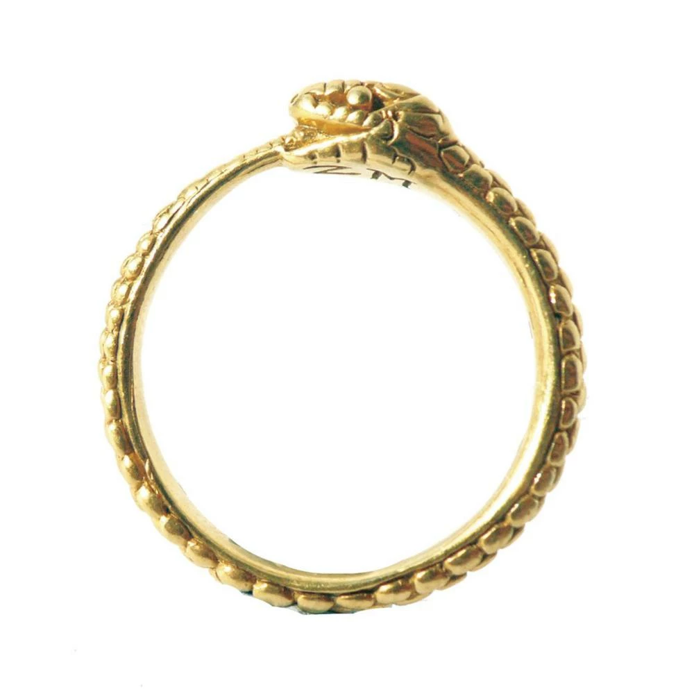 Zoe and Morgan Gold Eternity Snake Ring 2 Zoe and Morgan Gold Eternity Snake Ring