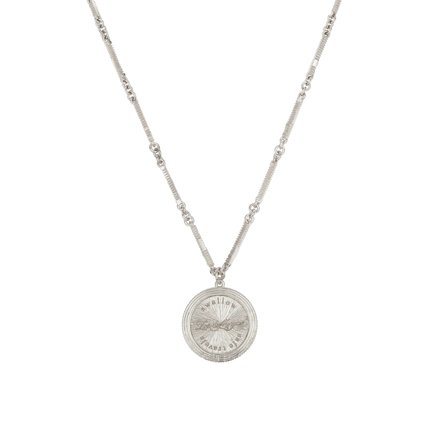 Zoe and Morgan Swallow Necklace Silver 3 Zoe and Morgan Swallow Necklace Silver