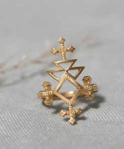 Zoe and Morgan Talitha Ring Gold