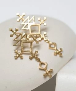 Zoe and Morgan Talitha Earrings Gold