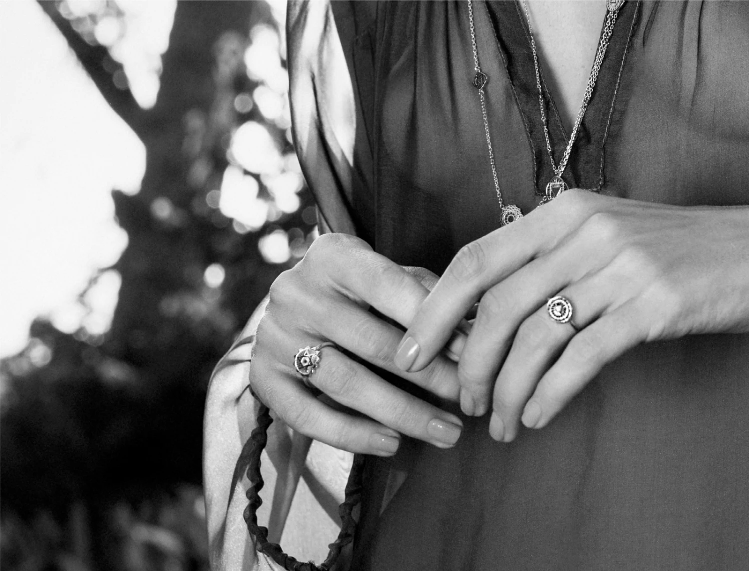 Zoe and Morgan Amethyst Crown Chakra Mala Silver Chakra Necklace 4 Zoe and Morgan Amethyst Crown Chakra Mala Silver Chakra Necklace