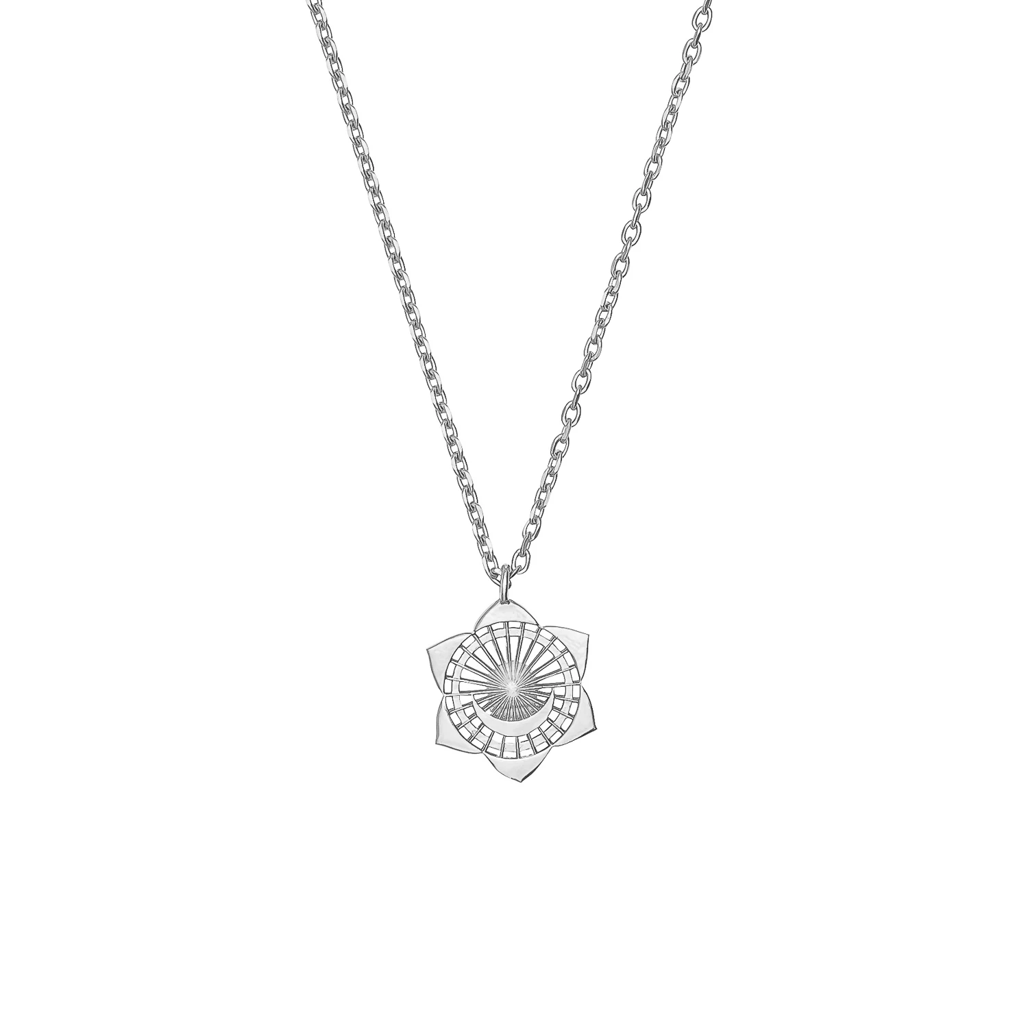 Zoe and Morgan Second Chakra Silver Necklace 1 Zoe and Morgan Second Chakra Silver Necklace