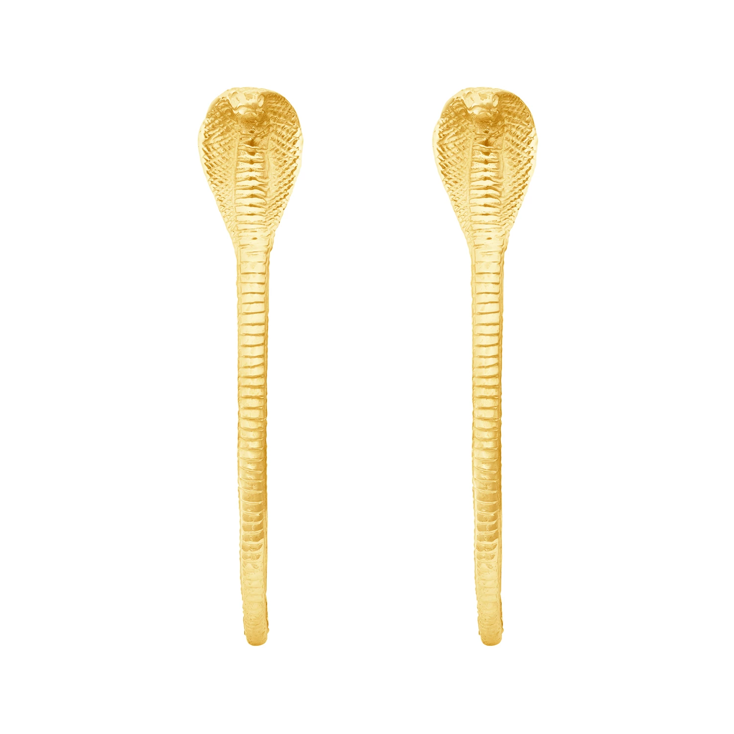 Zoe and Morgan Gold Snake Hoops 4 Zoe and Morgan Gold Snake Hoops