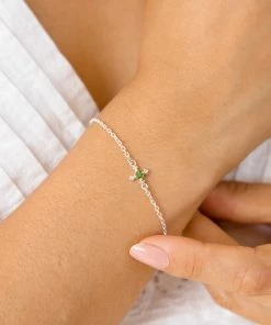 Zoe and Morgan Izil Bracelet Chrome Diopside Silver 7 Zoe and Morgan Izil Bracelet Chrome Diopside Silver