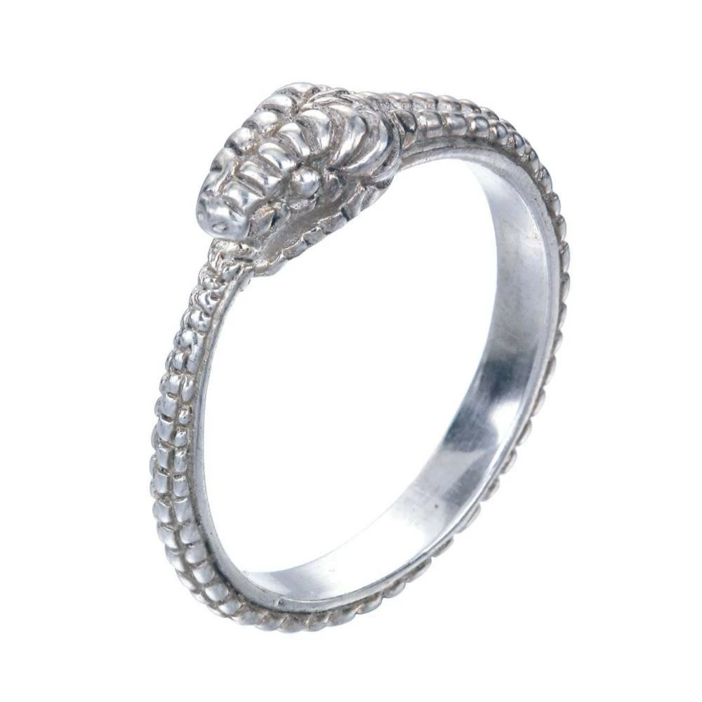 Zoe and Morgan Silver Eternity Snake Ring 1 Zoe and Morgan Silver Eternity Snake Ring