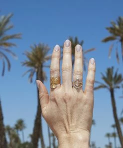 Zoe and Morgan Gold Falcon Ring