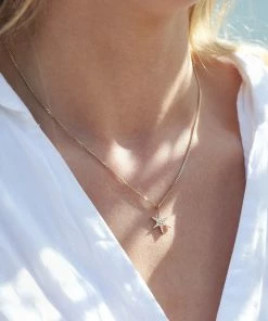 Zoe and Morgan Gold Anahata Star Diamond Necklace 8 Zoe and Morgan Gold Anahata Star Diamond Necklace