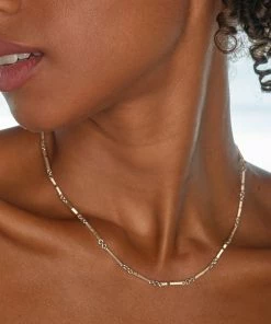 Zoe and Morgan Ameena Chain Necklace 40cm Silver