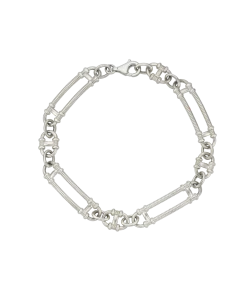 Zoe and Morgan Prana Bracelet Silver