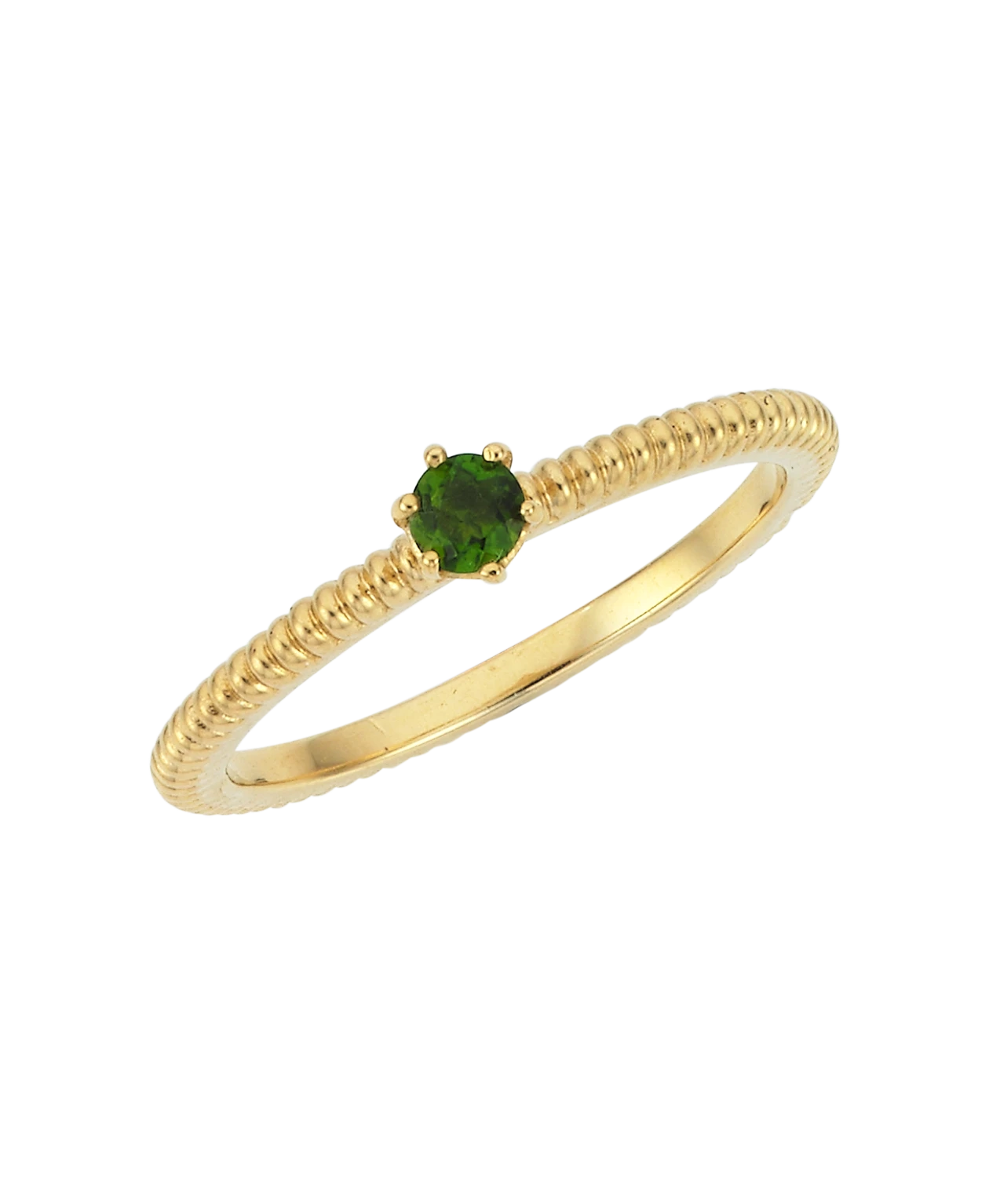 Zoe and Morgan Anchored Sytacker Ring Gold and Chrome Diopside 4 Zoe and Morgan Anchored Sytacker Ring Gold and Chrome Diopside