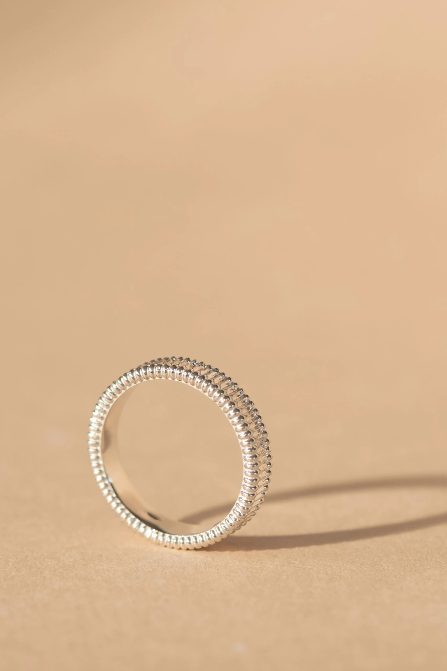 Zoe and Morgan Connected Stacker Silver Ring 1 Zoe and Morgan Connected Stacker Silver Ring