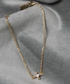 Zoe and Morgan Izil Bracelet Natural White Zircon Gold 7 Zoe and Morgan Izil Bracelet Natural White Zircon Gold