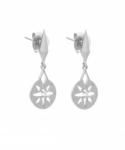 Zoe and Morgan Silver Eclipse Earrings 8 Zoe and Morgan Silver Eclipse Earrings