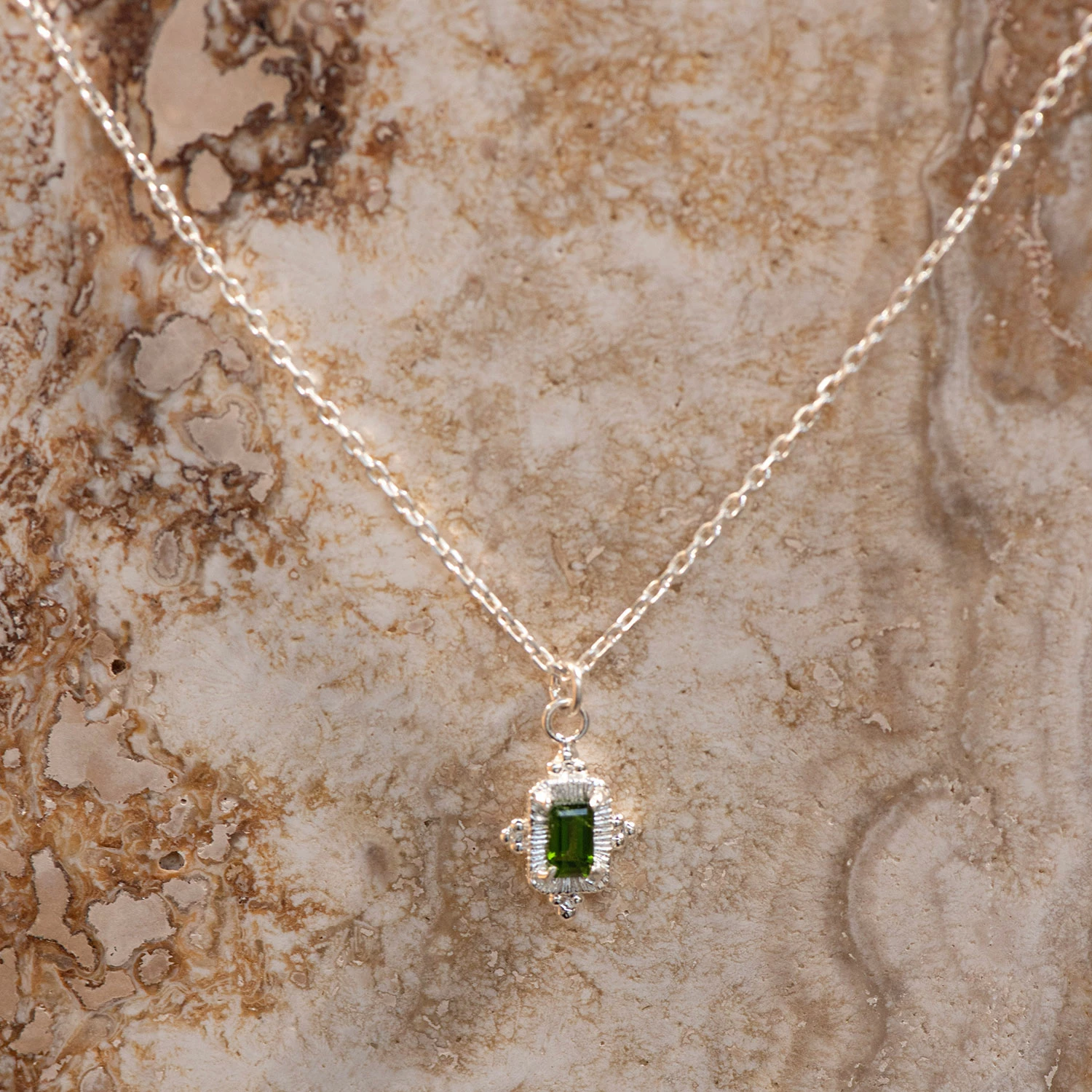 Zoe and Morgan Marina Necklace Silver 2 Zoe and Morgan Marina Necklace Silver